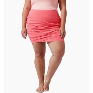 Athleta Skort Womens 2X Pink Transcend Lined Skirt Athletic Active Plus Size